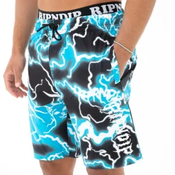 Ripndip Shorts|Swim Shorts<Nikola Swim Shorts (Black/Blue)