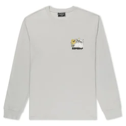 Ripndip Long Sleeve Tees<No Music No Life Long Sleeve (Grey)