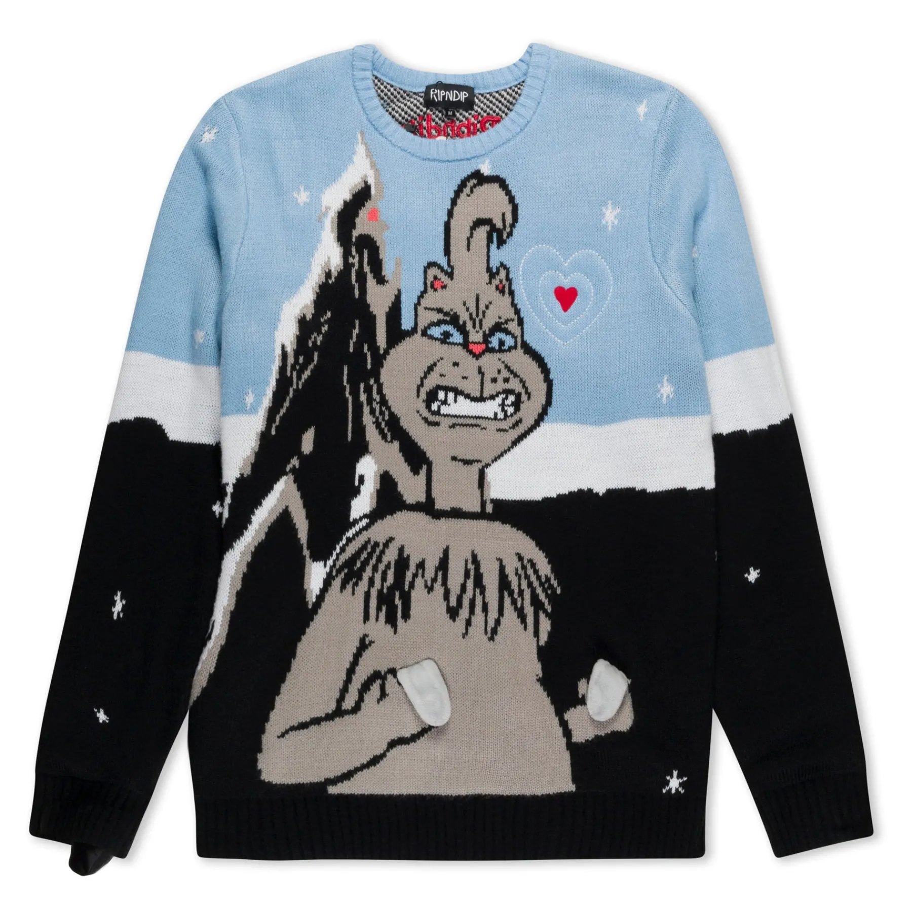 Ripndip Knits / Sweaters|Christmas Items<Nunch Flippy Knitty Sweater (Black)