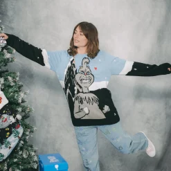 Ripndip Knits / Sweaters|Christmas Items<Nunch Flippy Knitty Sweater (Black)