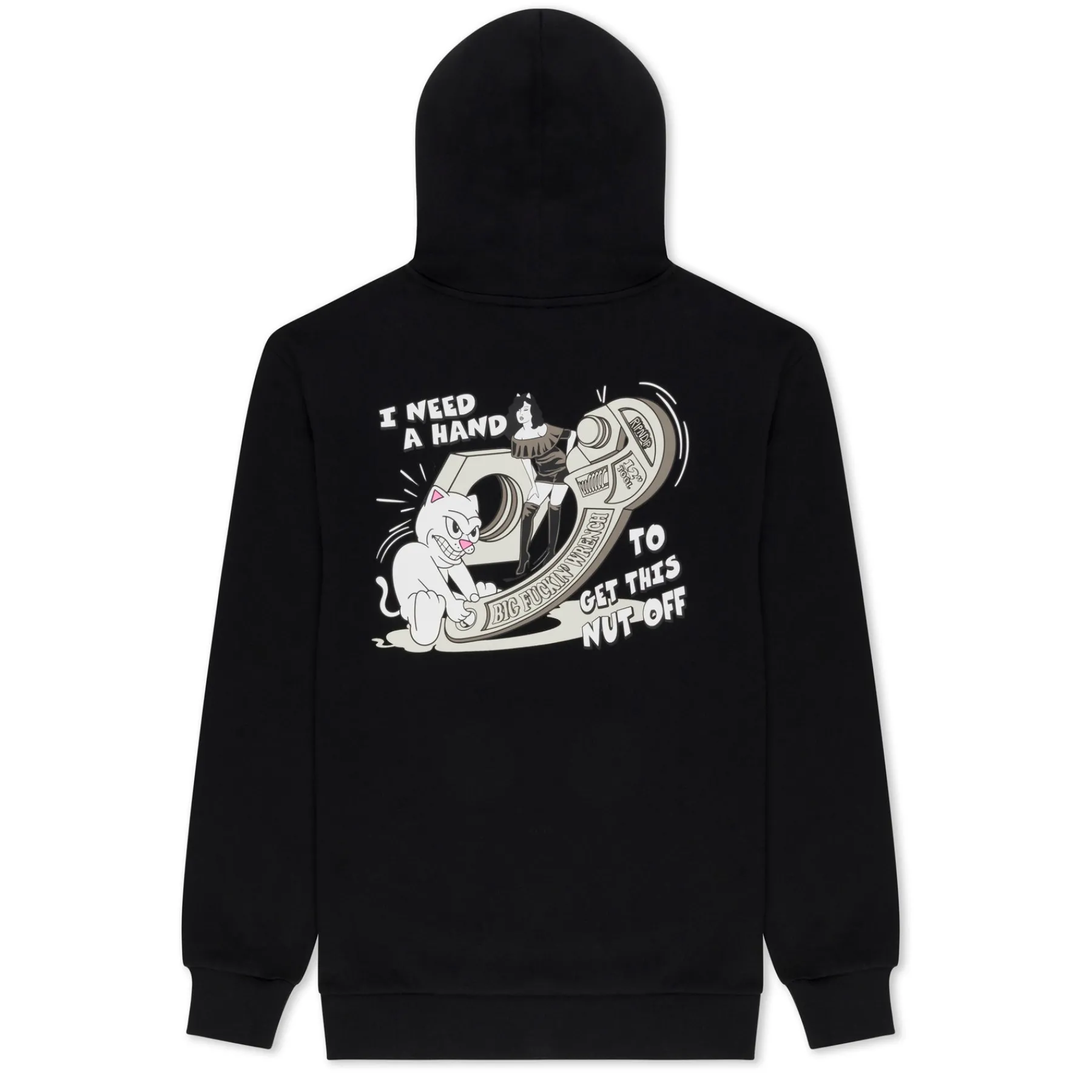 Ripndip Hoodies / Crewnecks<Nut Off Hoodie (Black)