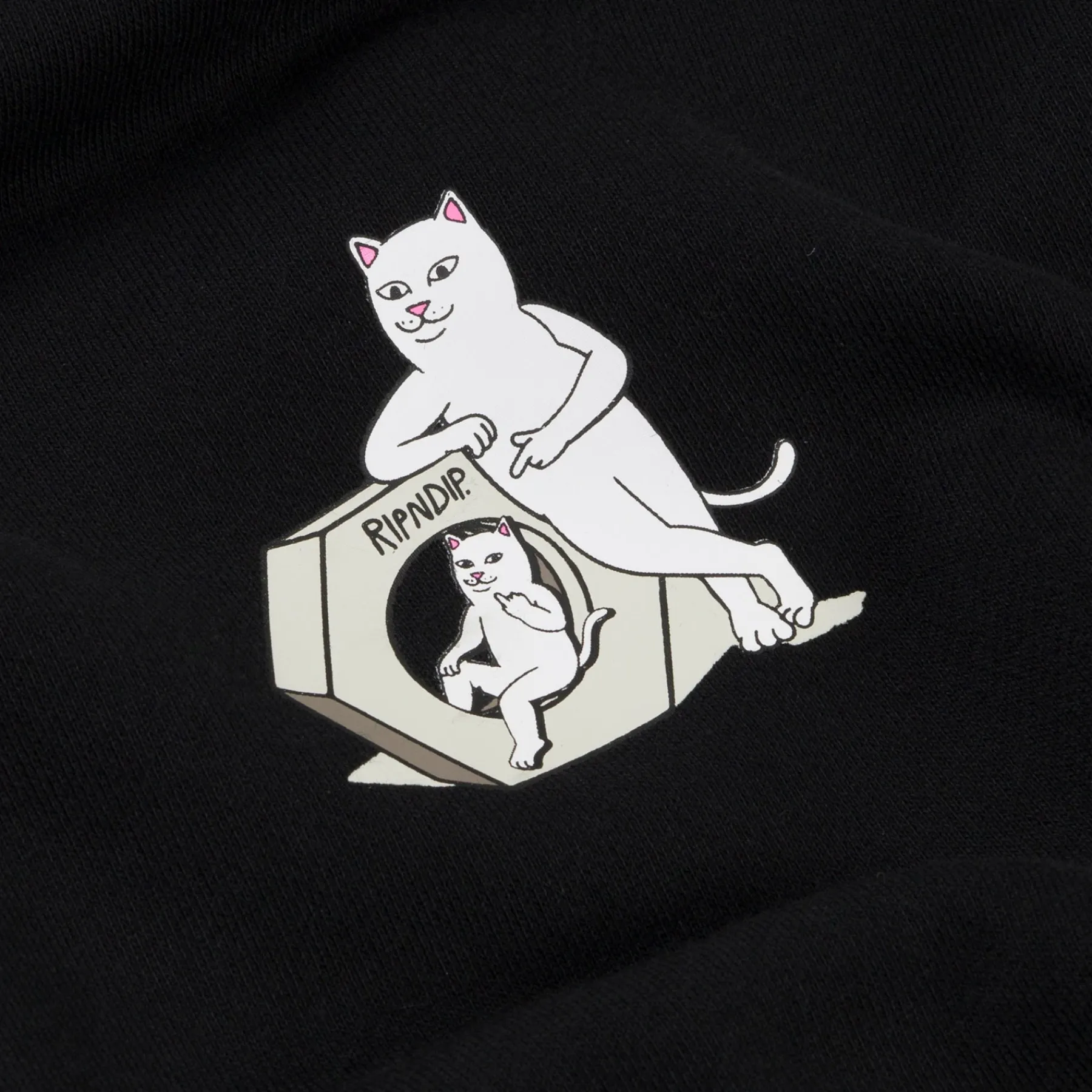 Ripndip Hoodies / Crewnecks<Nut Off Hoodie (Black)