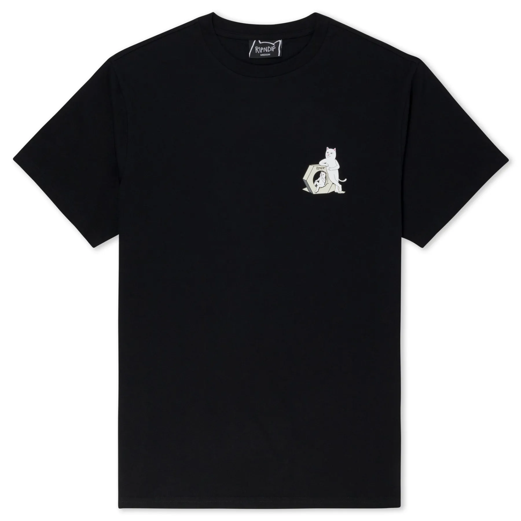 Ripndip Short Sleeve Tees<Nut Off Tee (Black)