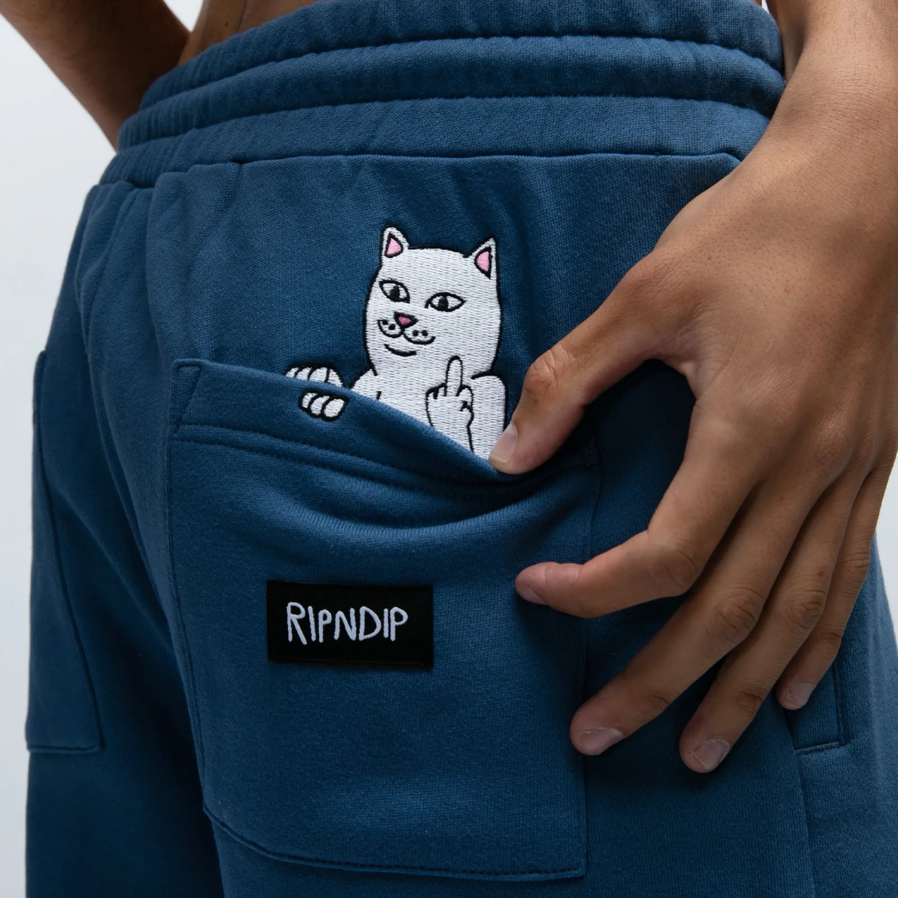 Ripndip Sweats|Shorts<Peek A Nerm Sweatshorts (Pacific Blue)