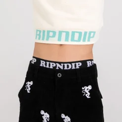 Ripndip Boxers|Womens<Peek A Nermal Boxers (Black)
