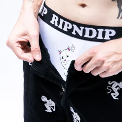 Ripndip Boxers|Womens<Peek A Nermal Boxers  (White)