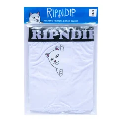 Ripndip Boxers|Womens<Peek A Nermal Boxers  (White)