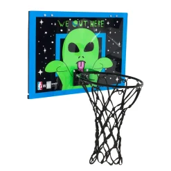 Ripndip Stocking Stuffers|Home Goods<Peeking Alien Hanging Basketball Set (Black/Blue)