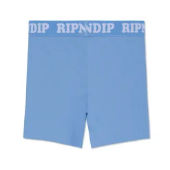 Ripndip Shorts|Womens<Peeking Nermal Biker Shorts (Light Blue)
