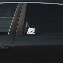Ripndip Stocking Stuffers|Car Accessories<Peeking Nermal Car Sticker Pack (White)