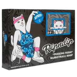 Ripndip Stocking Stuffers|Home Goods<Peeking Nermal Hanging Basketball Set (Blue)
