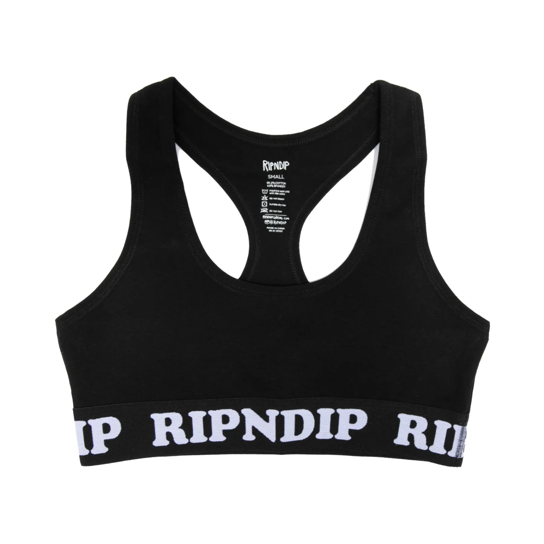 Ripndip Womens|Womens<Peeking Nermal Sports Bra (Black)