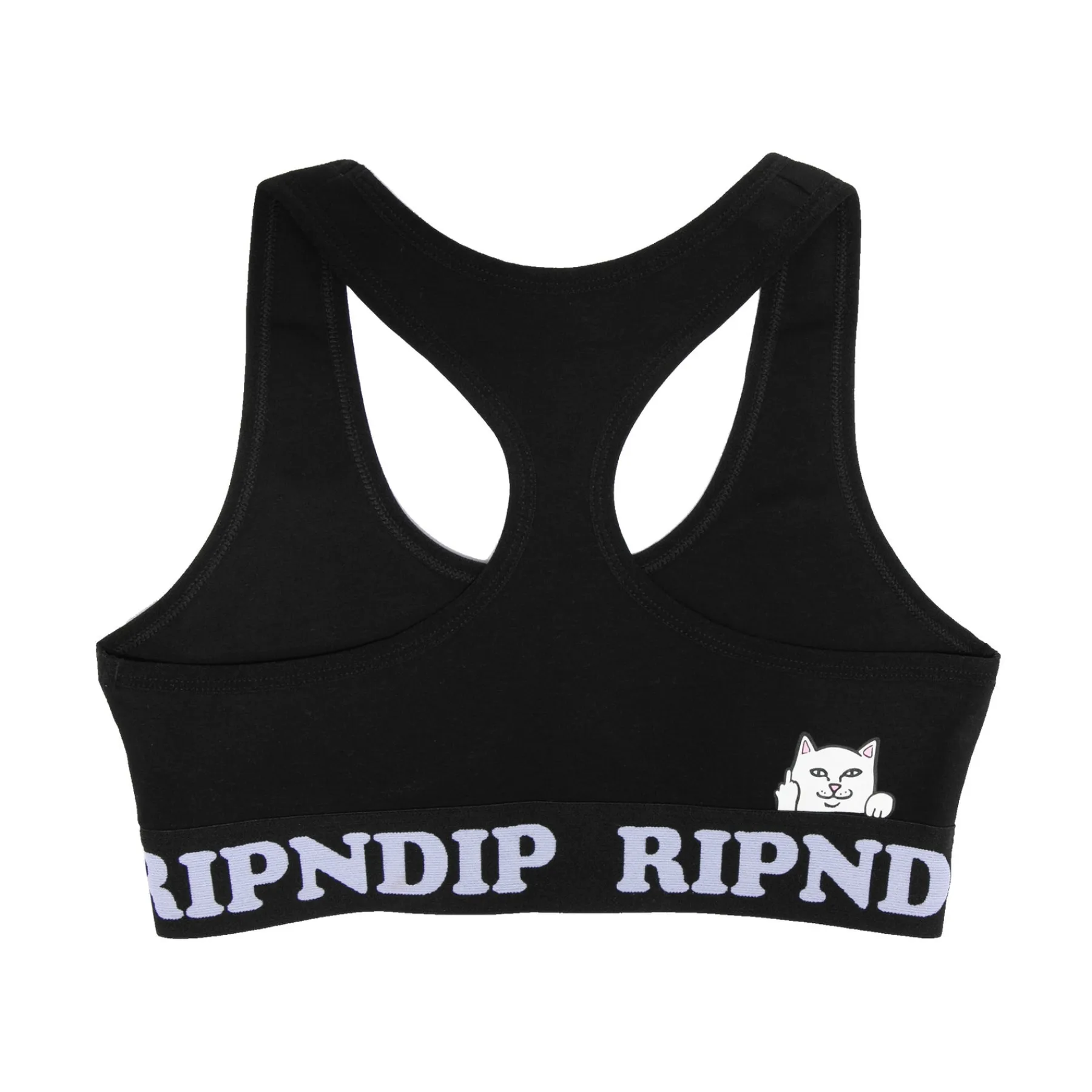 Ripndip Womens|Womens<Peeking Nermal Sports Bra (Black)