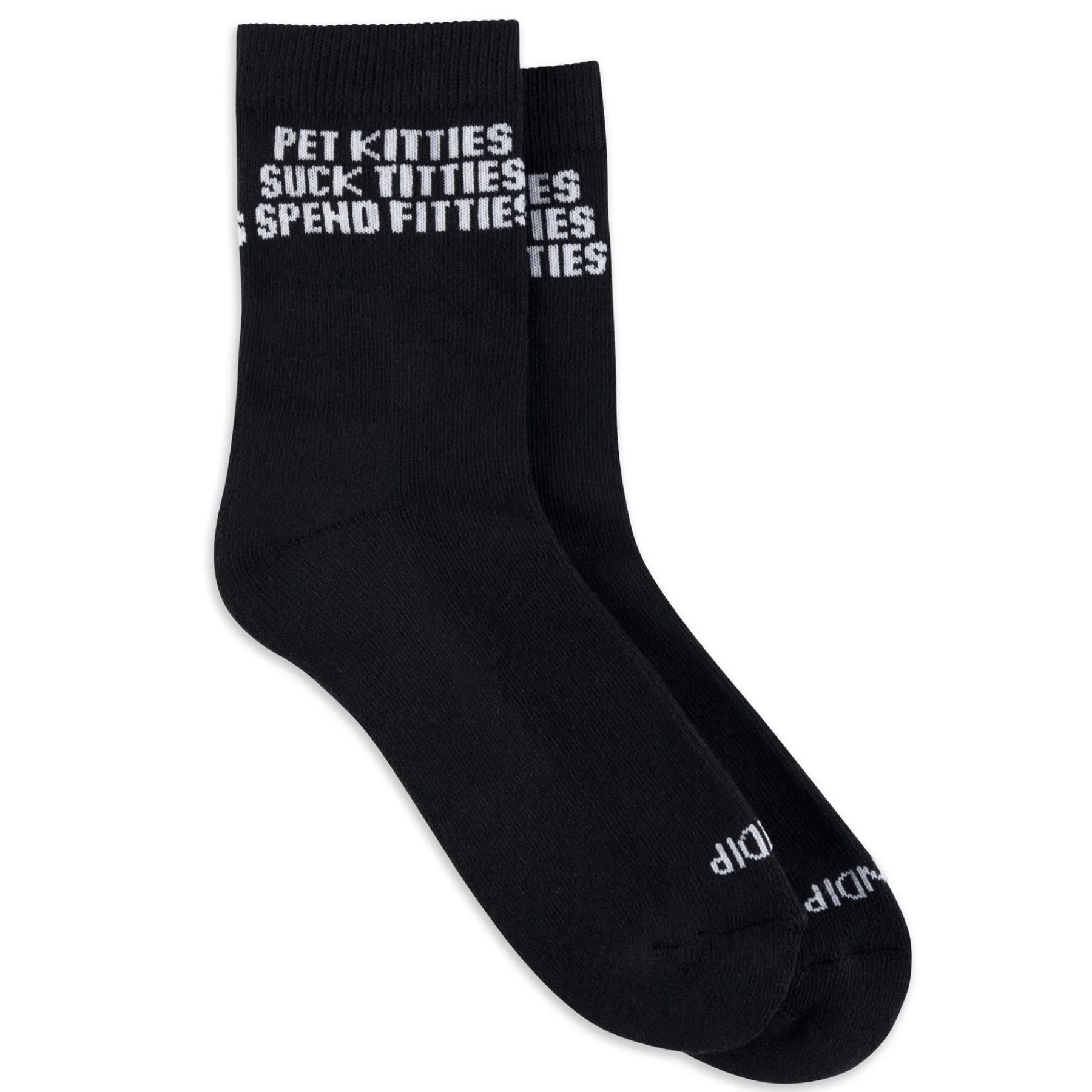 Ripndip Socks|Stocking Stuffers<Pet Kitties Mid Socks (Black)
