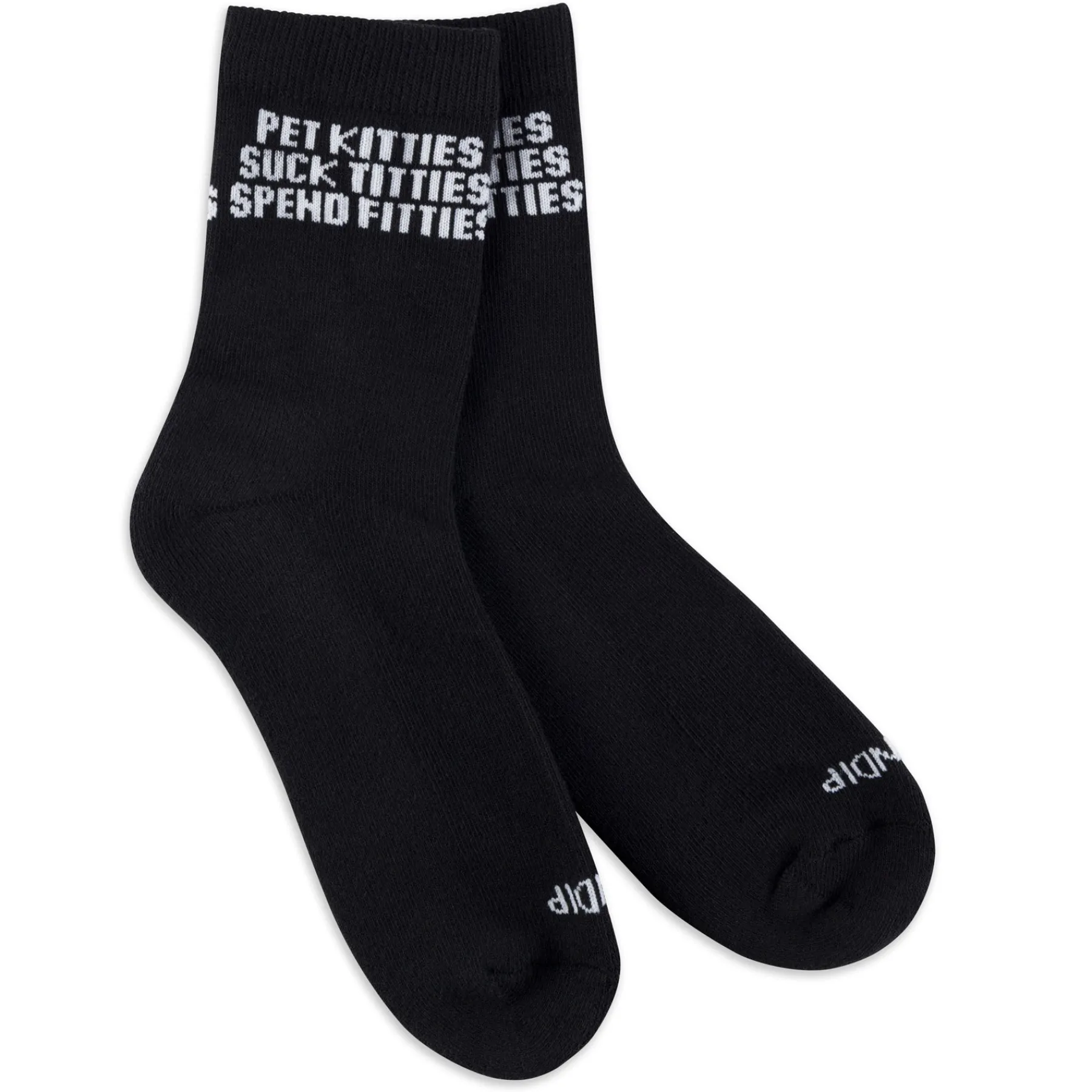 Ripndip Socks|Stocking Stuffers<Pet Kitties Mid Socks (Black)