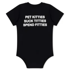 Ripndip Kids|Stocking Stuffers<Pet Kitties Onesie (Black)