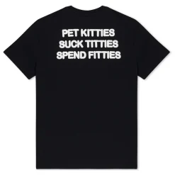Ripndip Short Sleeve Tees|Pet Supplies<Pet Kitties Tee (Black)