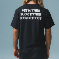 Ripndip Short Sleeve Tees|Pet Supplies<Pet Kitties Tee (Black)