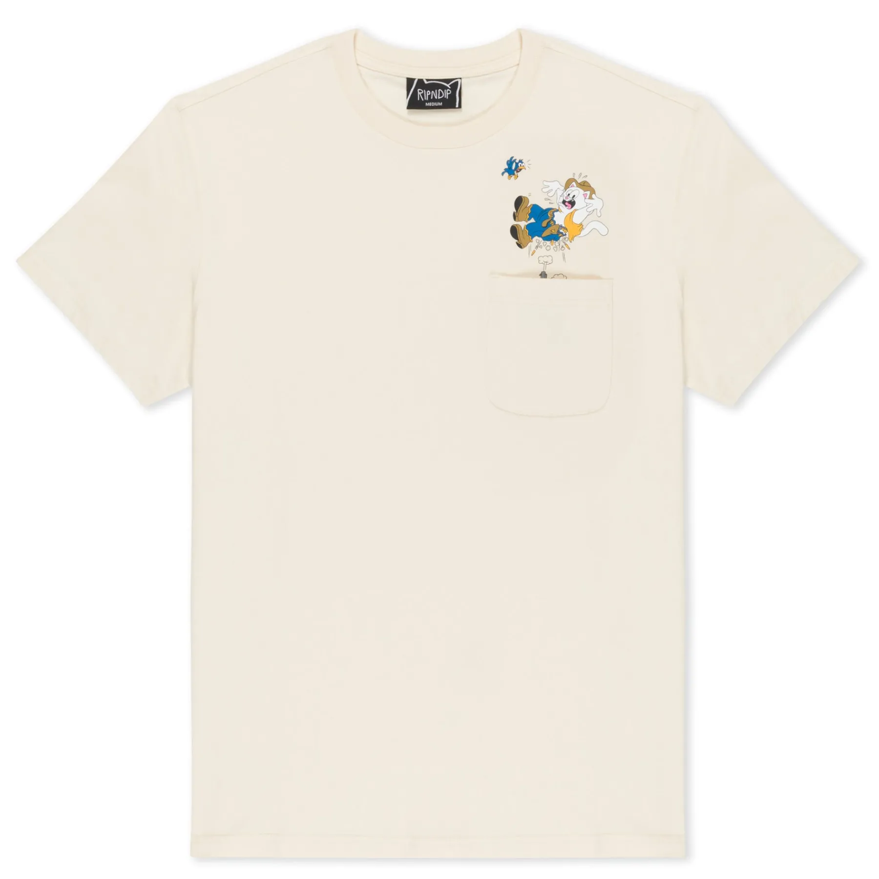 Ripndip Short Sleeve Tees|Stocking Stuffers<Pew Pew Pocket Tee (Natural)