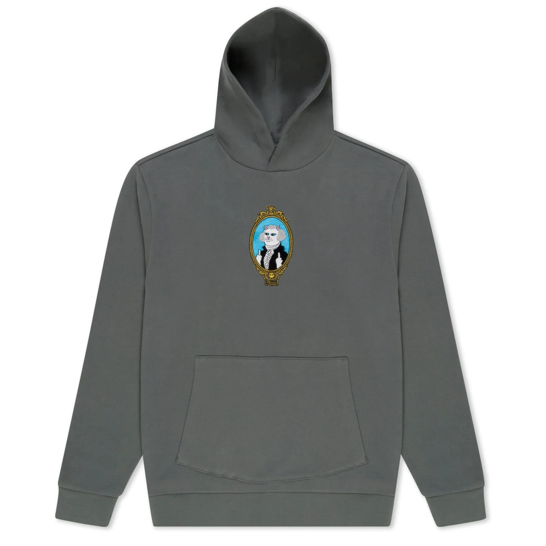 Ripndip Hoodies / Crewnecks<President Nermie Hoodie (Charcoal) 14.7oz