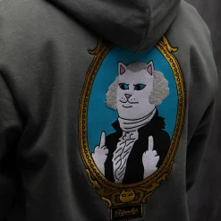 Ripndip Hoodies / Crewnecks<President Nermie Hoodie (Charcoal) 14.7oz