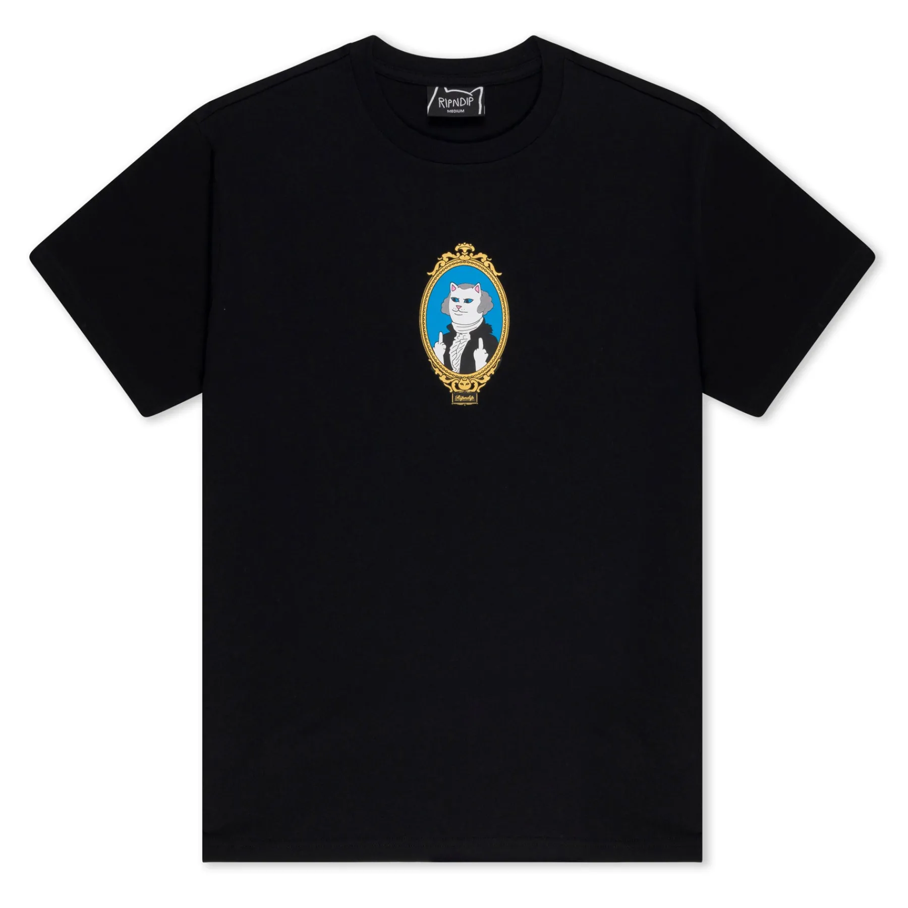 Ripndip Short Sleeve Tees<President Nermie Tee (Black) 7.5oz