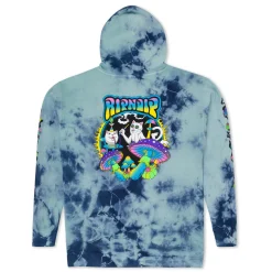 Ripndip Hoodies / Crewnecks<Psychedelic Garden Hoodie (Navy/Aqua Lightning Wash)