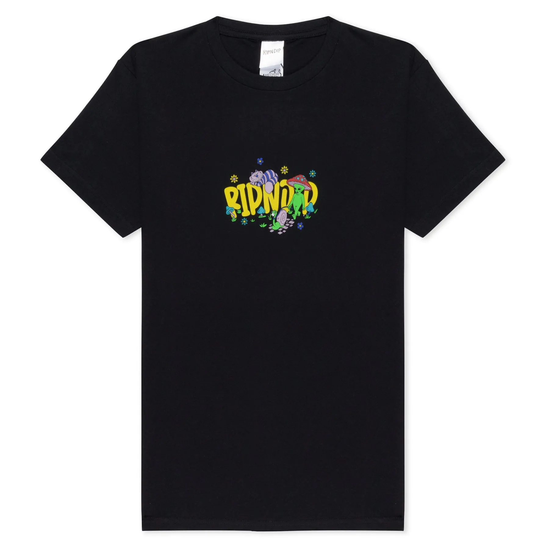 Ripndip Short Sleeve Tees<Rabbit Hole Tee (Black)