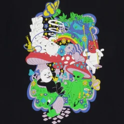 Ripndip Short Sleeve Tees<Rabbit Hole Tee (Black)