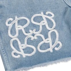 Ripndip Shorts|Womens<Ranagram Denim Shorts (Medium Wash)