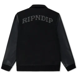 Ripndip Jackets<Rari Varsity Jacket (Black)