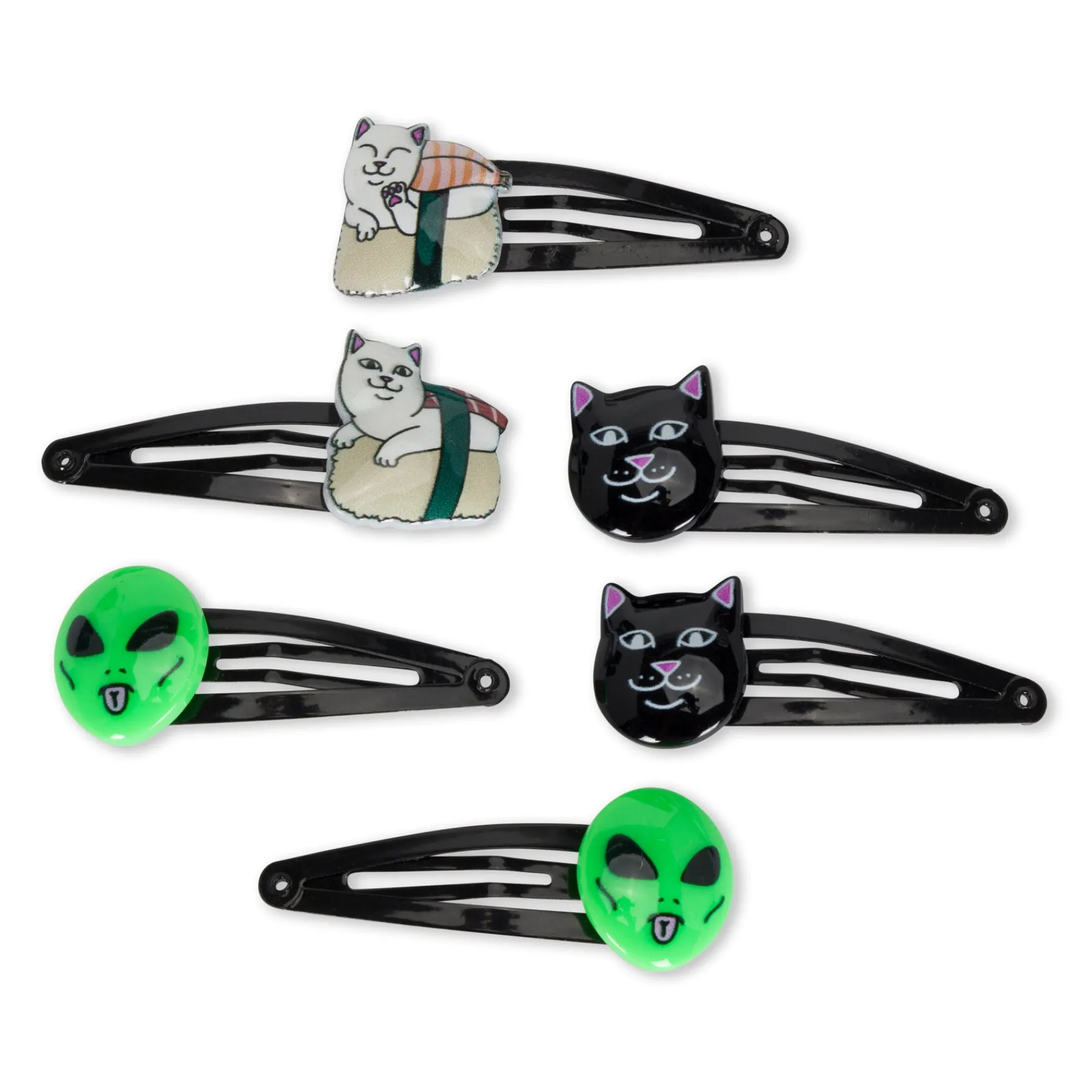 Ripndip Womens|Accessories<Gang Hair Clip 6 Pack (Multi)