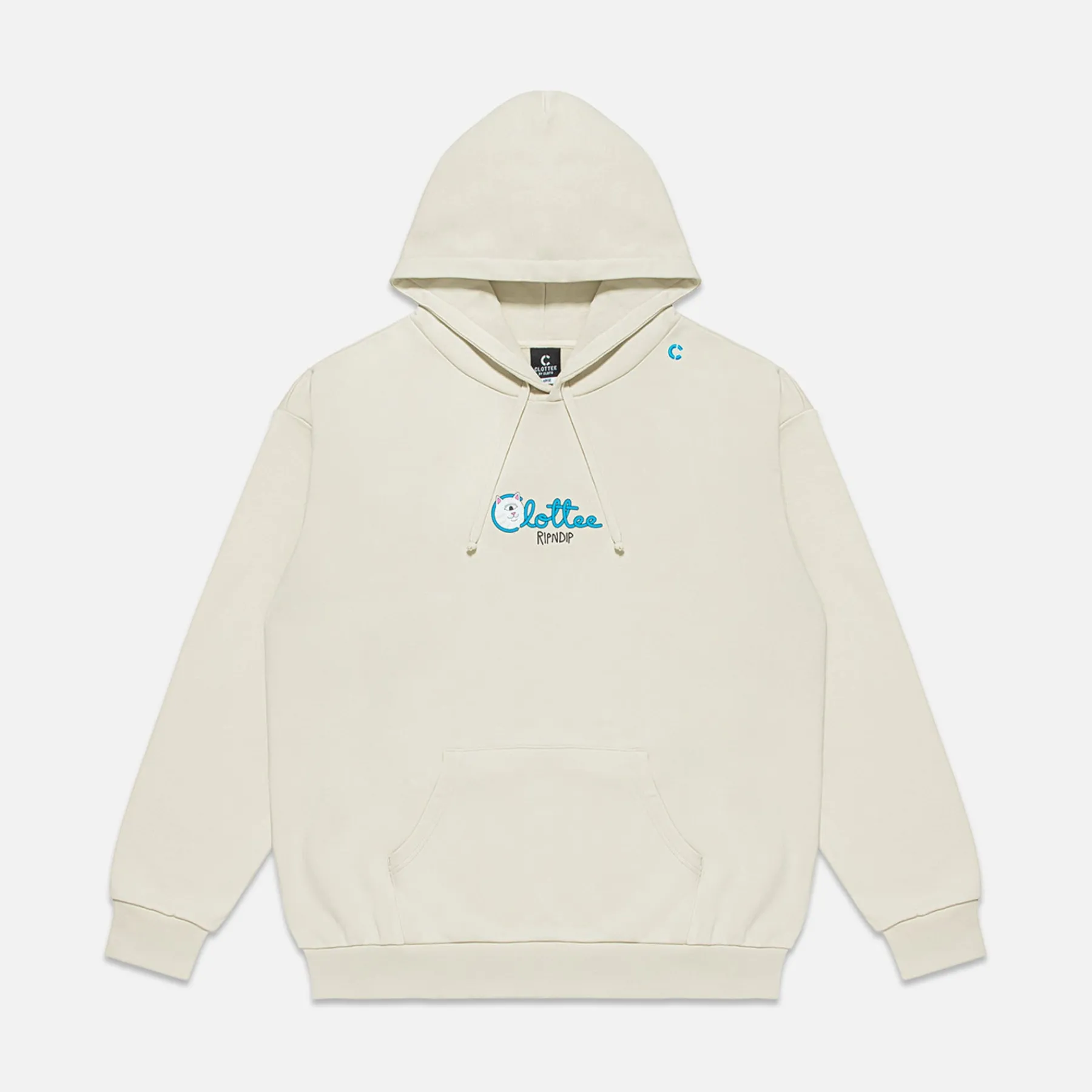 Ripndip Hoodies / Crewnecks<x Clottee Hoodie (Cream)