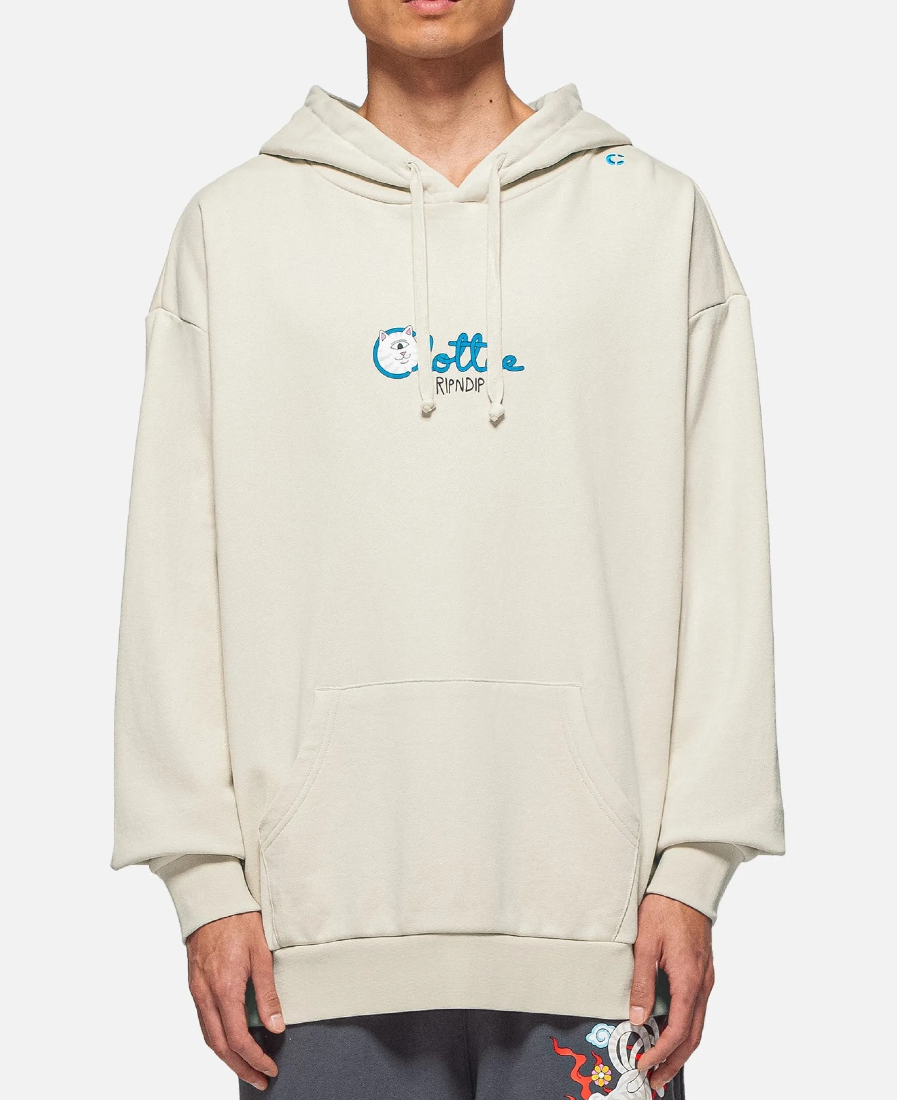 Ripndip Hoodies / Crewnecks<x Clottee Hoodie (Cream)