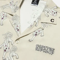 Ripndip Button Ups<x Clottee Long Sleeve Button Up (Grey)