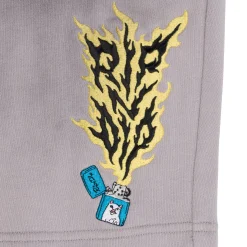 Ripndip Sweats|Shorts<Ripnlit Sweatshorts (Charcoal Faded Dye)