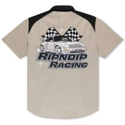 Ripndip Button Ups<Ripnrace Button Up Shirt (Off White)