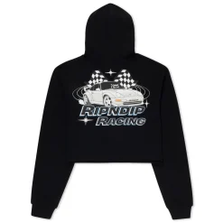 Ripndip Hoodies / Crewnecks|Womens<Ripnrace Cropped Hoodie (Black)