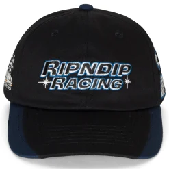 Ripndip Strapbacks / Snapbacks<Ripnrace Dad Hat (Black)