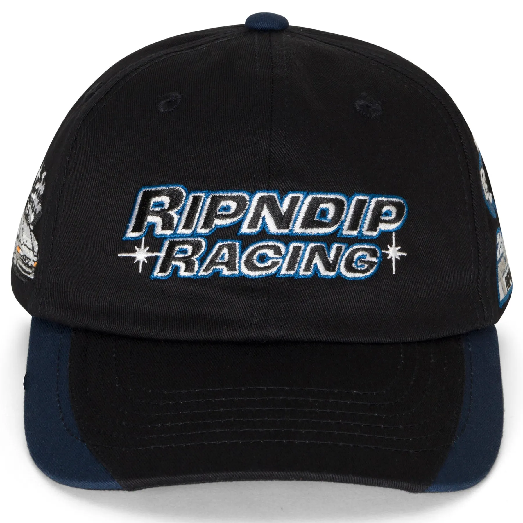 Ripndip Strapbacks / Snapbacks<Ripnrace Dad Hat (Black)