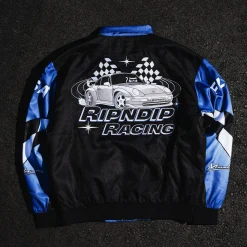 Ripndip Jackets<Ripnrace Jacket (Black/Blue)