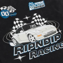Ripndip Long Sleeve Tees<Ripnrace Long Sleeve (Black Wash)
