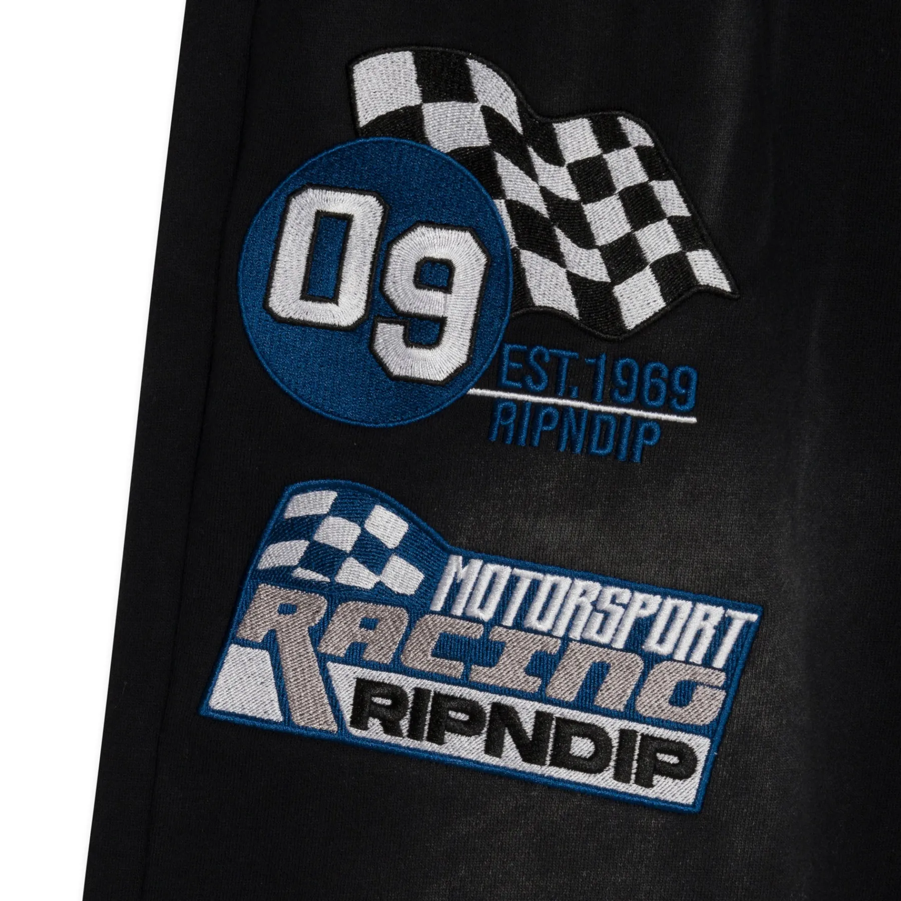 Ripndip Sweats|Pants<Ripnrace Sweatpants (Black Fade Wash)