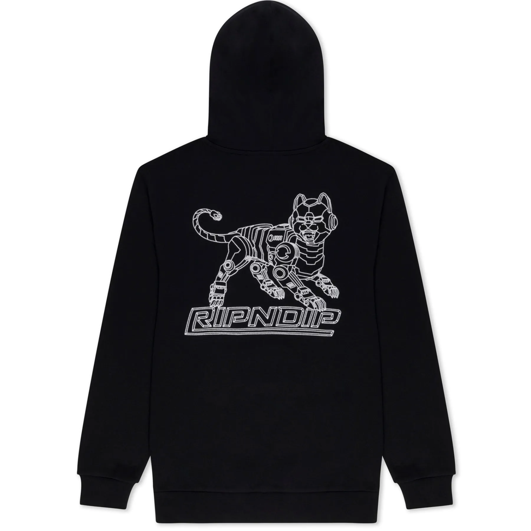 Ripndip Hoodies / Crewnecks<Robo Nerm Hoodie (Black)