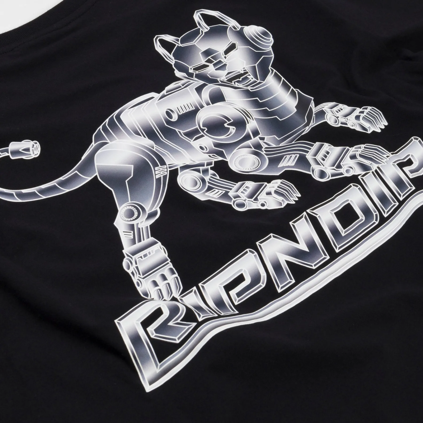 Ripndip Short Sleeve Tees<Robo Nerm Tee (Black)