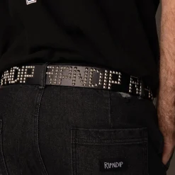 Ripndip Stocking Stuffers<Rockstar Leather Belt (Black)