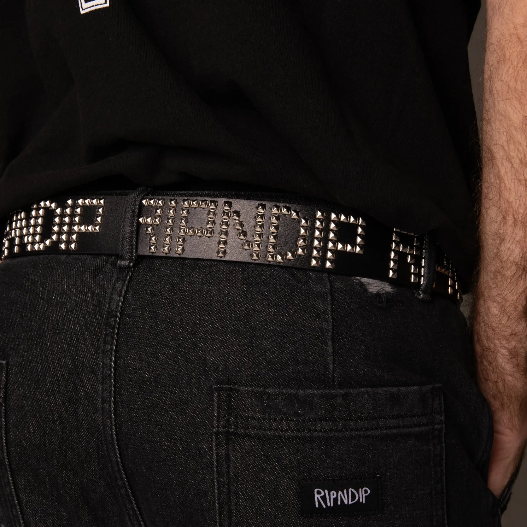 Ripndip Stocking Stuffers<Rockstar Leather Belt (Black)