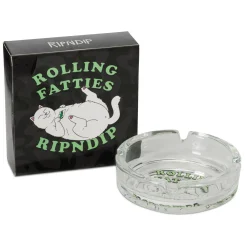 Ripndip Stocking Stuffers|Home Goods<Rolling Fatties Ashtray (Clear)