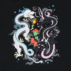 Ripndip Hoodies / Crewnecks|Womens<Ryu Cropped Hoodie (Black)