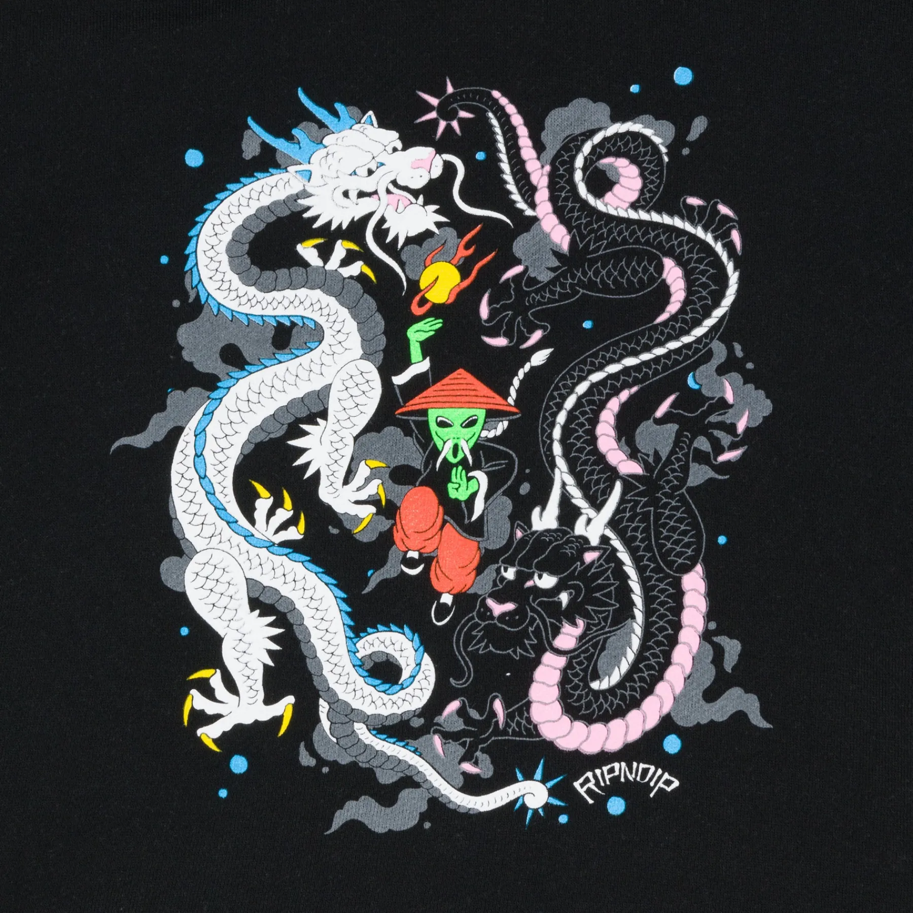 Ripndip Hoodies / Crewnecks|Womens<Ryu Cropped Hoodie (Black)